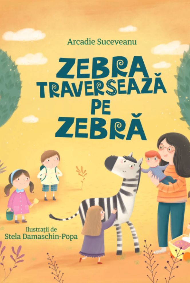 Zebra traversează pe zebră